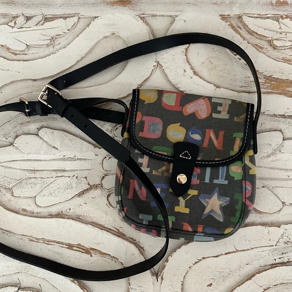 Dooney & Bourke Handbags - Dooney & Bourke Black Crayon Crossbody Bag